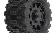 PROLINE BADLANDS MX38 3.8" TYRES/F11 BLACK WHEELS (2 pairs) PL10127-13